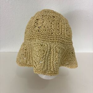 C&C California Tan Knit 100% Paper Sun Hat One Size